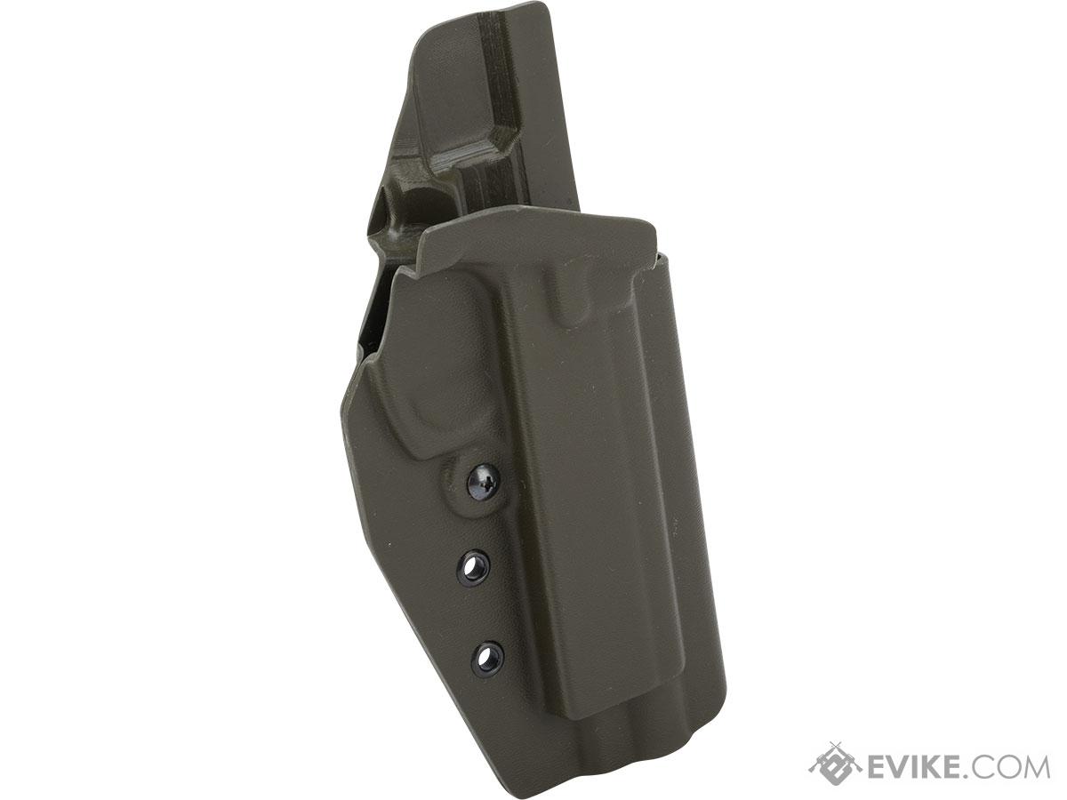 MC Kydex Airsoft Elite Series Pistol Holster for CZ SP-01 Shadow (Model: OD Green / No Attachment / Right Hand)