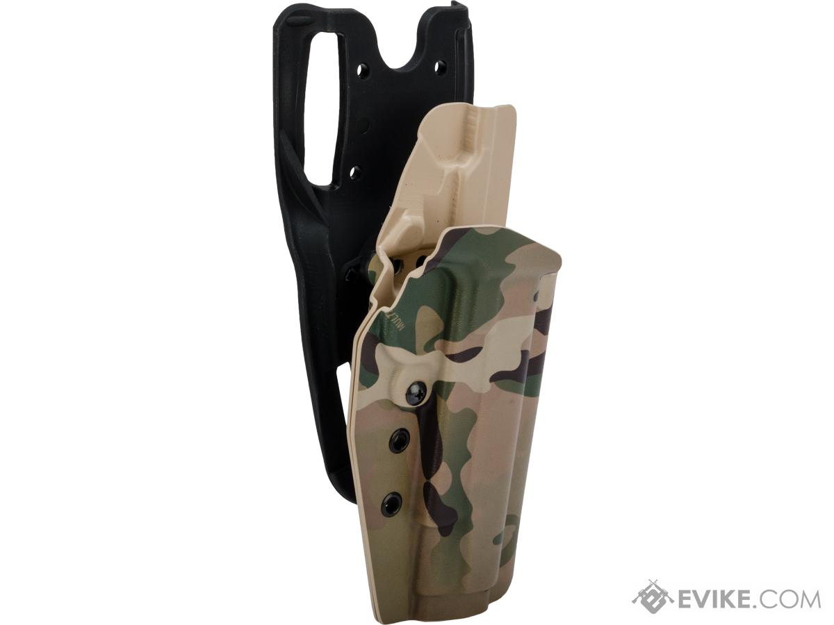 MC Kydex Airsoft Elite Series Pistol Holster for Single Stack 1911 (Model: Multicam / Duty Drop / Right Hand)