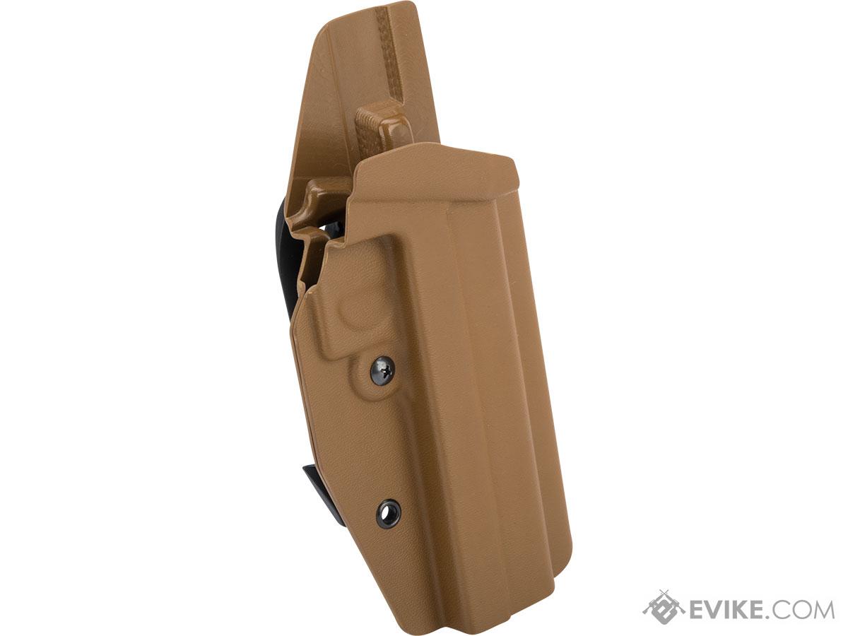 MC Kydex Airsoft Elite Series Pistol Holster for 2011 / Hi-Capa Series (Model: Coyote Brown / MOLLE Mount / Right Hand)