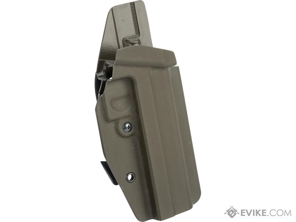 MC Kydex Airsoft Elite Series Pistol Holster for 2011 / Hi-Capa Series (Model: OD Green / MOLLE Mount / Right Hand)