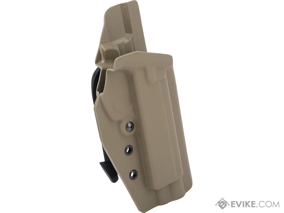 MC Kydex Airsoft Elite Series Pistol Holster for CZ SP-01 Shadow (Model: Flat Dark Earth / MOLLE Mount / Right Hand)