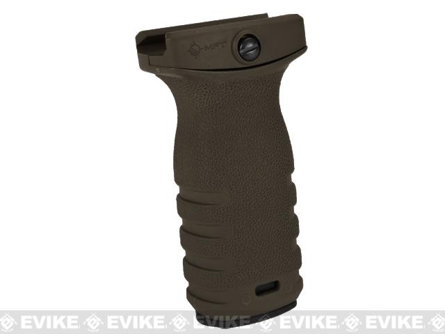 Mission First Tactical REACT Short Vertical Grip (Color: Scorched Dark Earth)