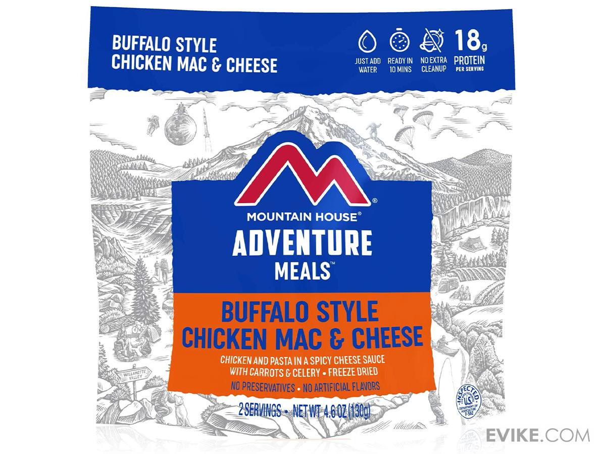 Mountain House Freeze Dried Camping Food (Menu: Buffalo Style Chicken Mac & Cheese / Meal)