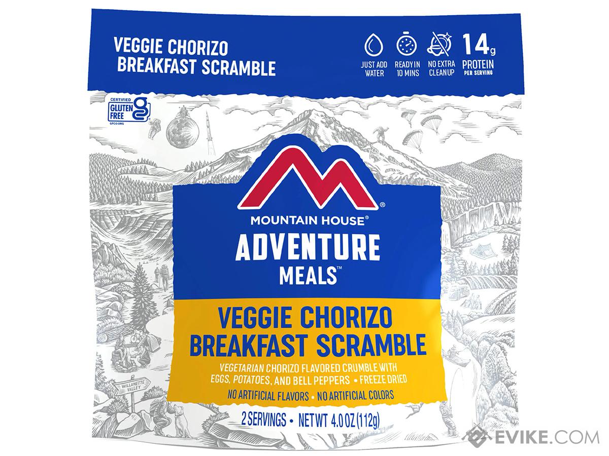Mountain House Freeze Dried Camping Food (Menu: Veggie Chorizo Breakfast Scramble / Meal)
