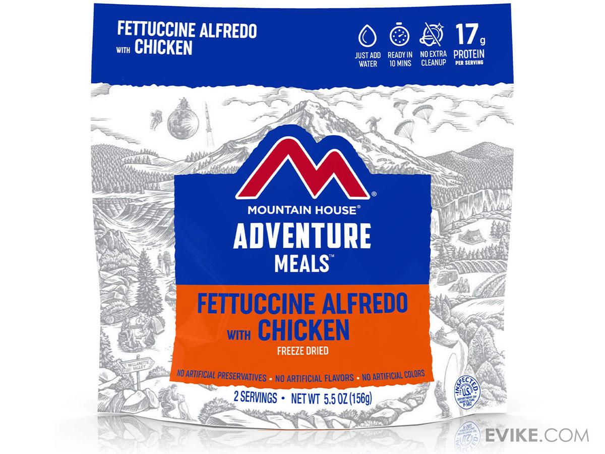 Mountain House Freeze Dried Camping Food (Menu: Fettuccine Alfredo with Chicken)