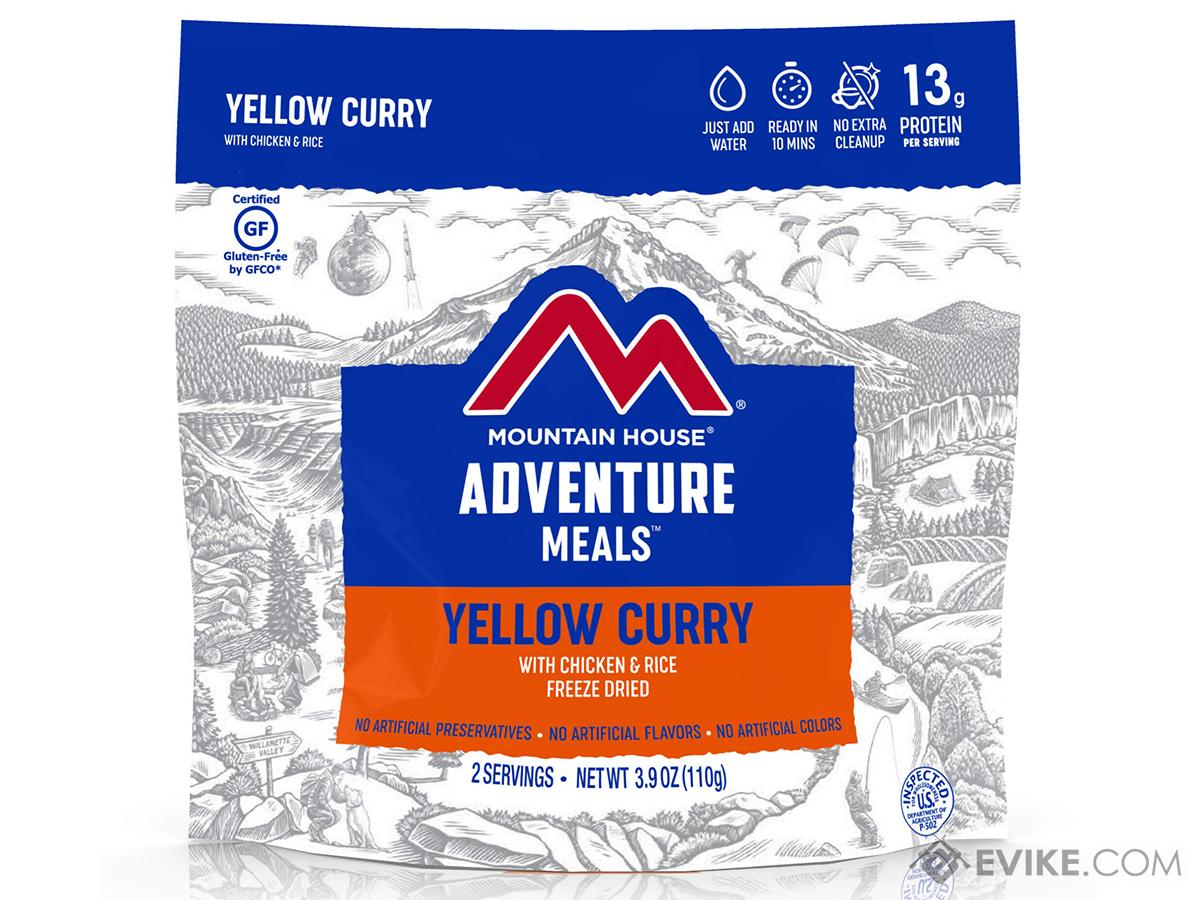 Mountain House Freeze Dried Camping Food (Menu: Yellow Curry with Chicken & Rice)