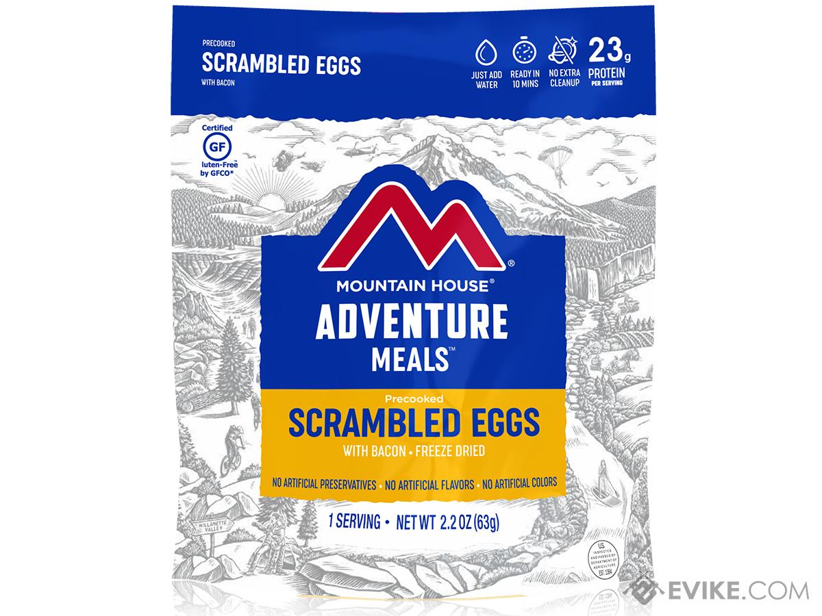 Mountain House Freeze Dried Camping Food (Menu: Scrambled Eggs and Bacon)