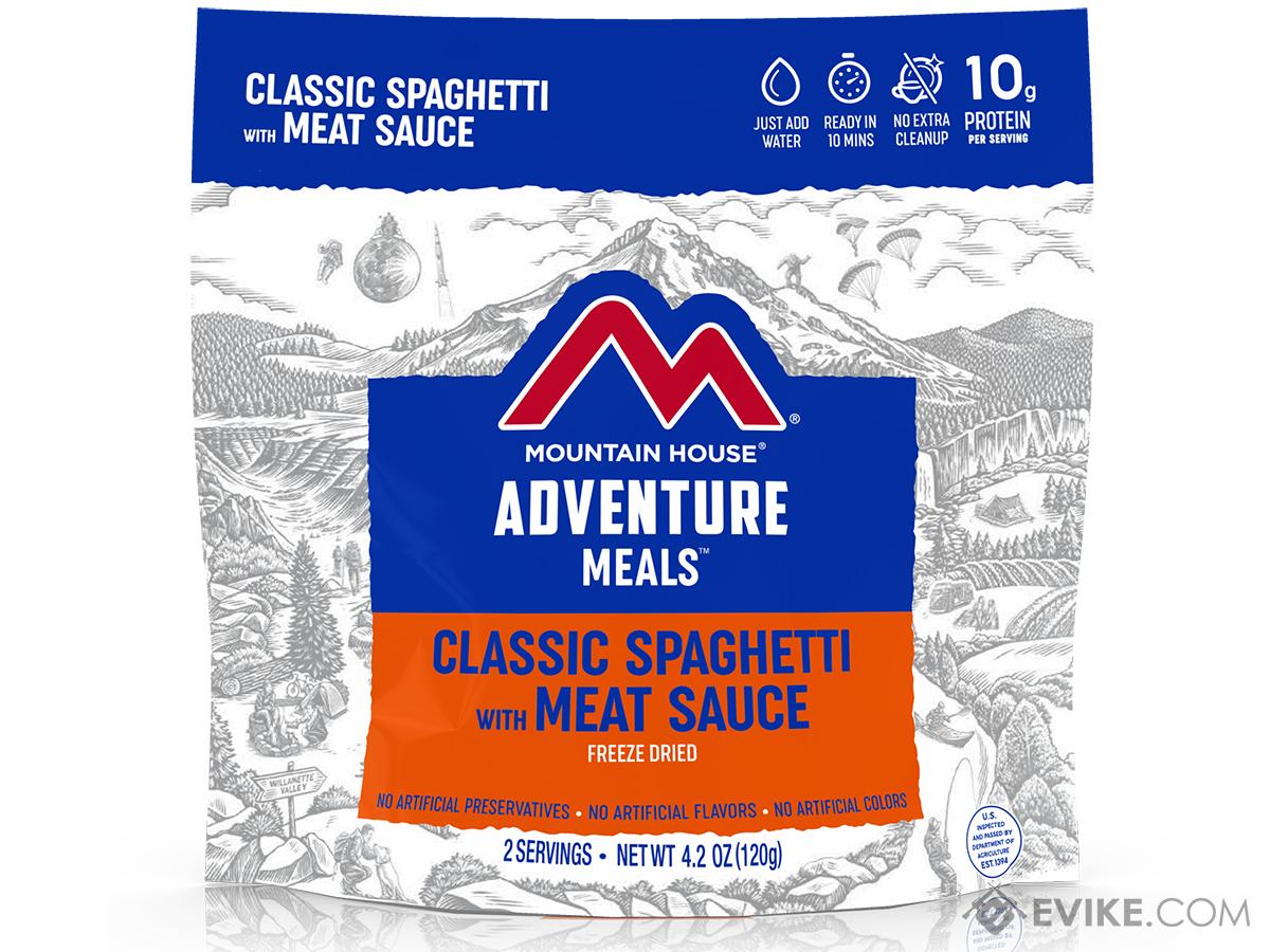 Mountain House Freeze Dried Camping Food (Menu: Classic Spaghetti with Meat Sauce / Entree)