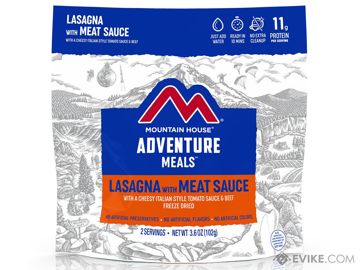 Mountain House Freeze Dried Camping Food (Menu: Lasagna with Meat Sauce / Entree)