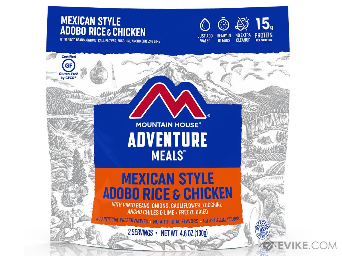 Mountain House Freeze Dried Camping Food (Menu: Mexican Style Rice and Chicken / Entree)