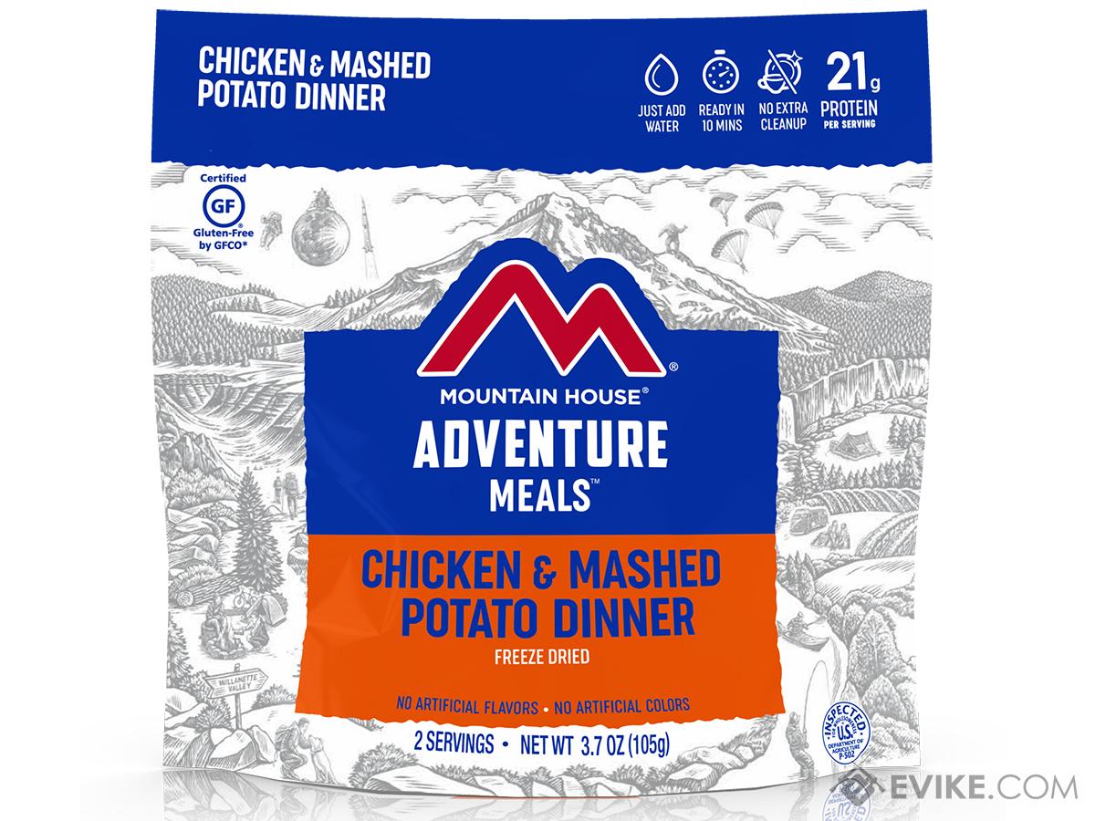 Mountain House Freeze Dried Camping Food (Menu: Chicken Breast and Mashed Potatoes / Entree)