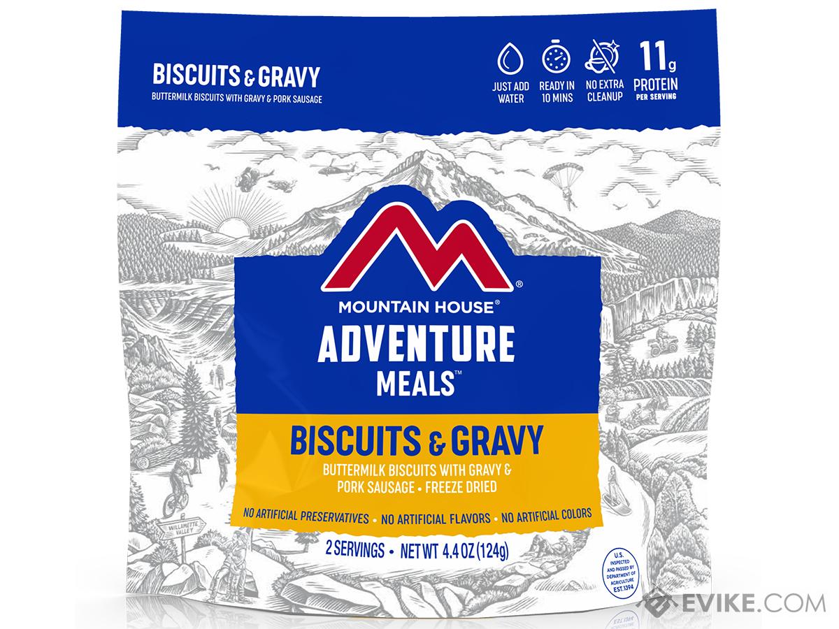 Mountain House Freeze Dried Camping Food (Menu: Biscuits and Gravy)