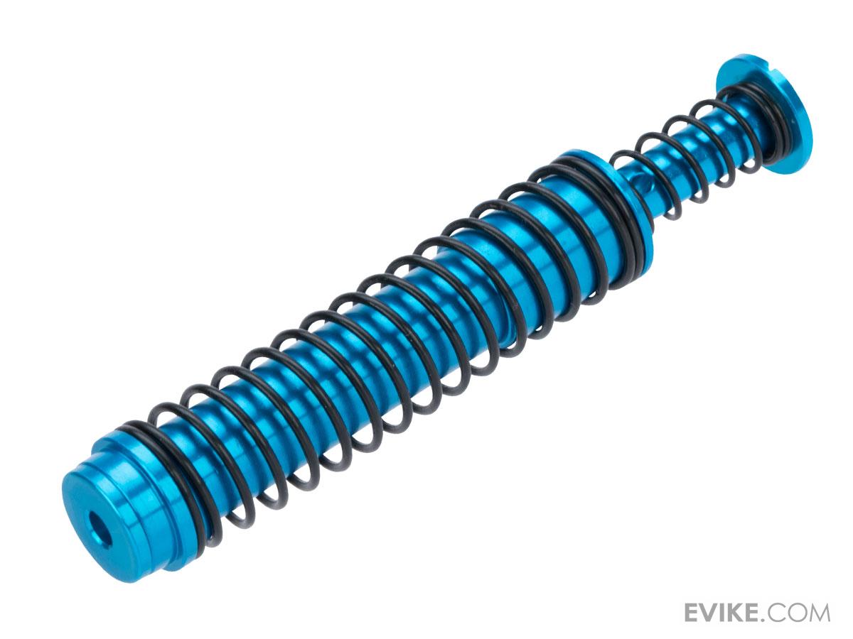 MITA Enhanced Aluminum Recoil Spring Guide for Elite Force / UMAREX GLOCK 17 Gen4 Airsoft Gas Blowback Pistols (Color: Blue)