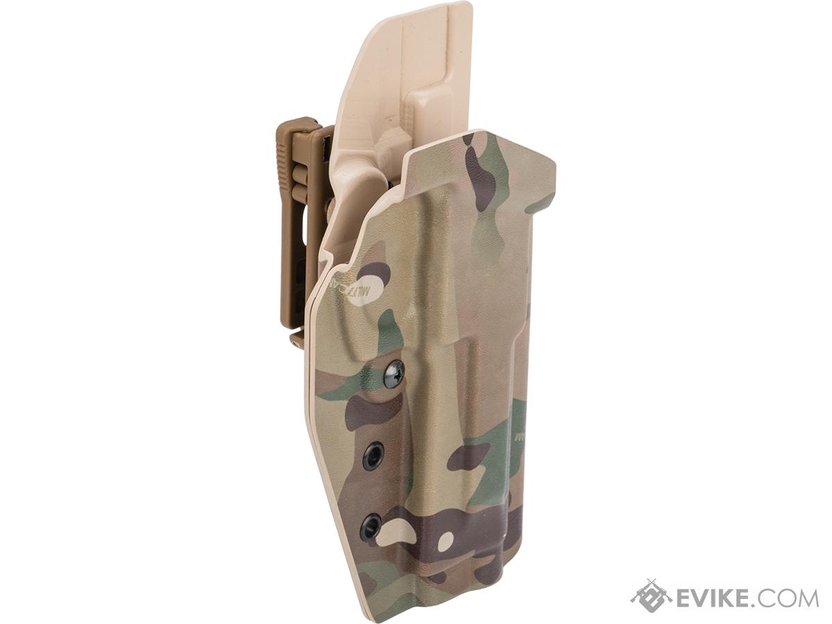 MC Kydex Airsoft Elite Series Pistol Holster for M9 (Model: Multicam / TEK-LOK Dark Earth / Right Hand)