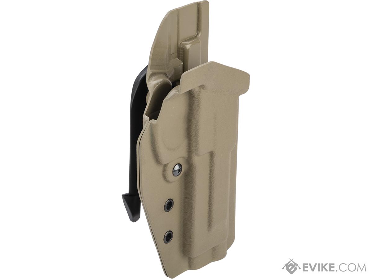 MC Kydex Airsoft Elite Series Pistol Holster for M9 (Model: Flat Dark Earth / MOLLE Mount / Right Hand)