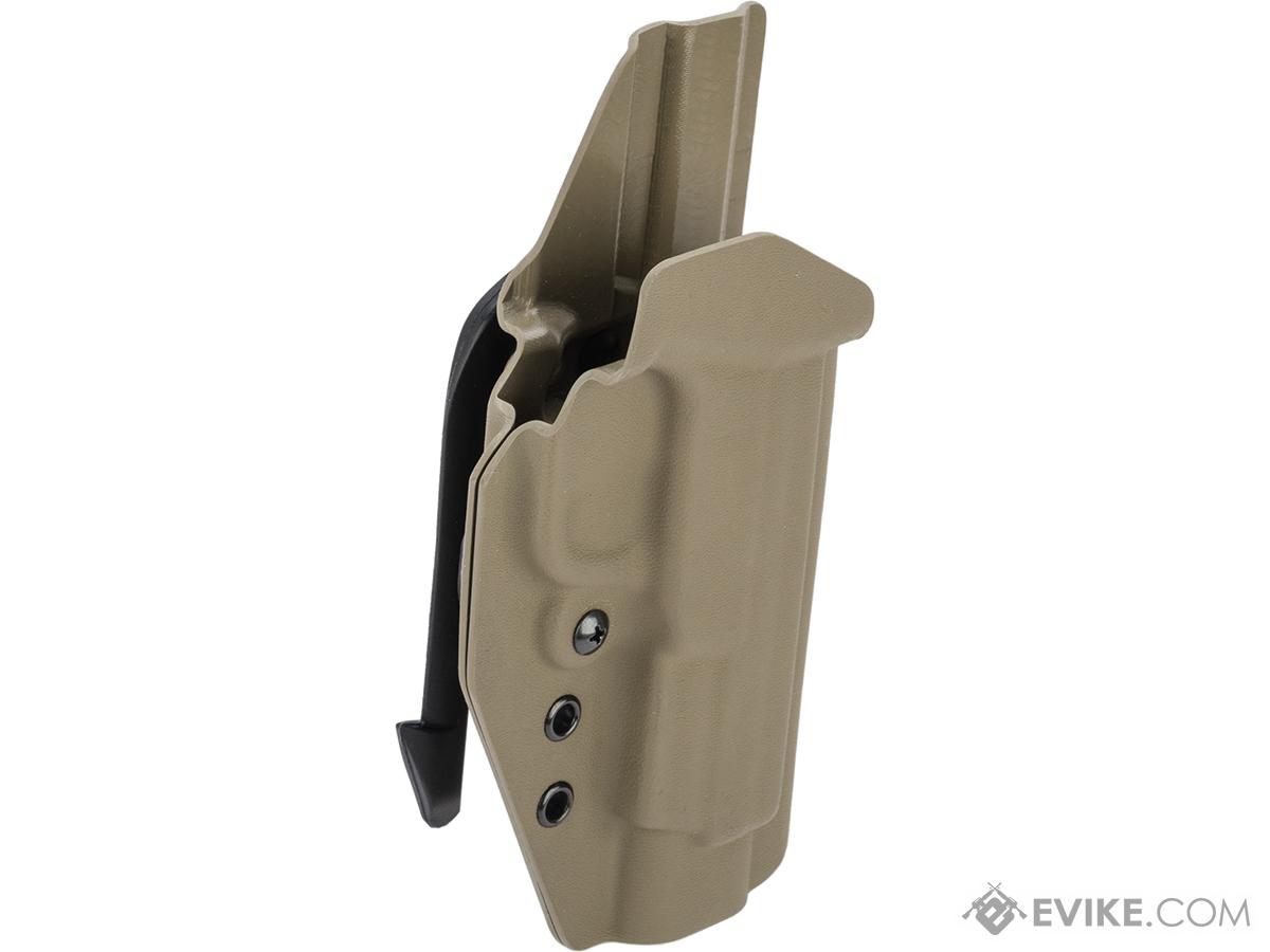 MC Kydex Airsoft Elite Series Pistol Holster for M&P 9 (Model: Flat Dark Earth / MOLLE Mount / Right Hand)