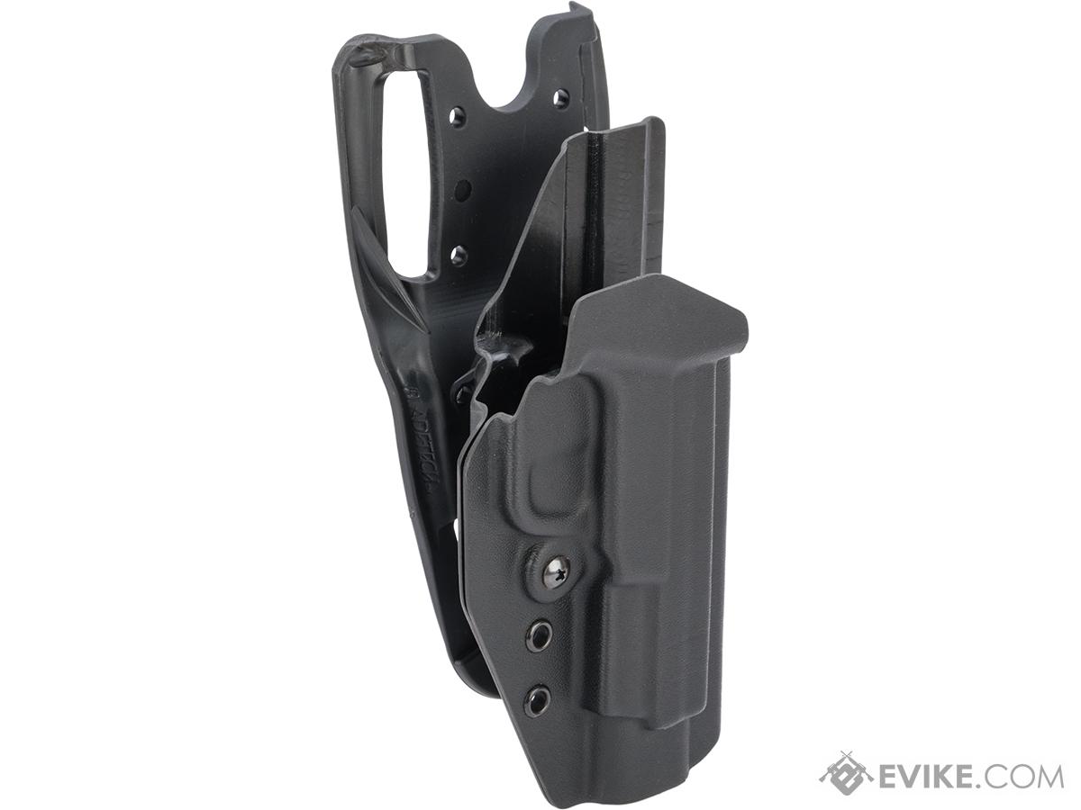 MC Kydex Airsoft Elite Series Pistol Holster for M&P 9 (Model: Black / Duty Drop / Right Hand)
