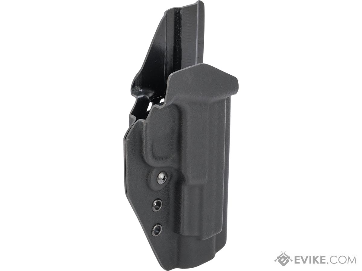 MC Kydex Airsoft Elite Series Pistol Holster for M&P 9 (Model: Black / No Attachment / Right Hand)