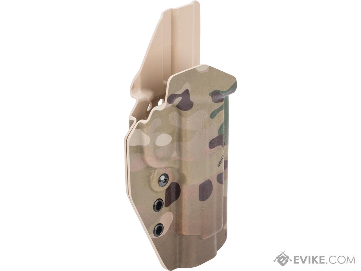 MC Kydex Airsoft Elite Series Pistol Holster for M&P 9 (Model: Multicam / No Attachment / Right Hand)