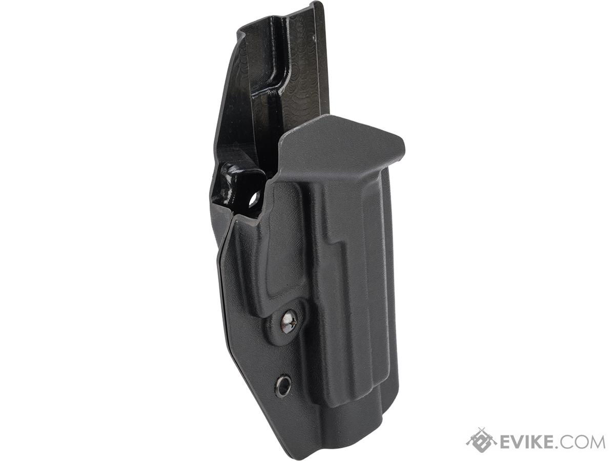 MC Kydex Airsoft Elite Series Pistol Holster for USP Compact (Model: Black / No Attachment / Right Hand)