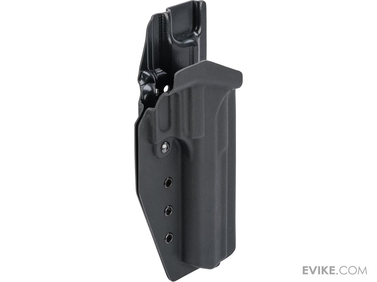 MC Kydex Airsoft Elite Series Pistol Holster for Desert Eagle (Model: Black / No Attachment / Right Hand)