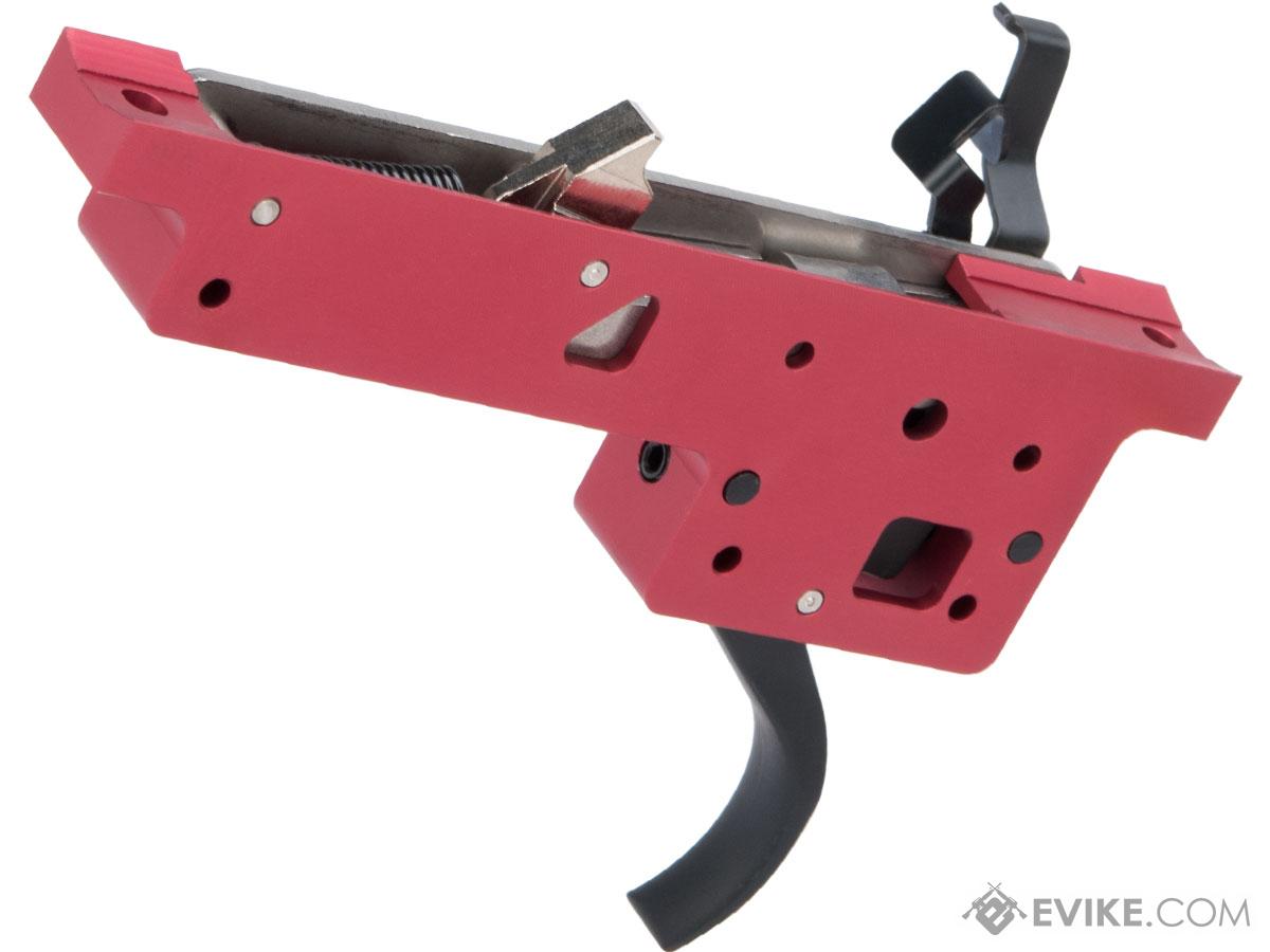 Maple Leaf CNC Machined Steel Zero Trigger Box for VSR-10 Airsoft Sniper Rifles (Model: 90 Degree)
