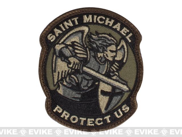 Mil-Spec Monkey Saint-M Modern Hook and Loop Patch (Color: Forest)