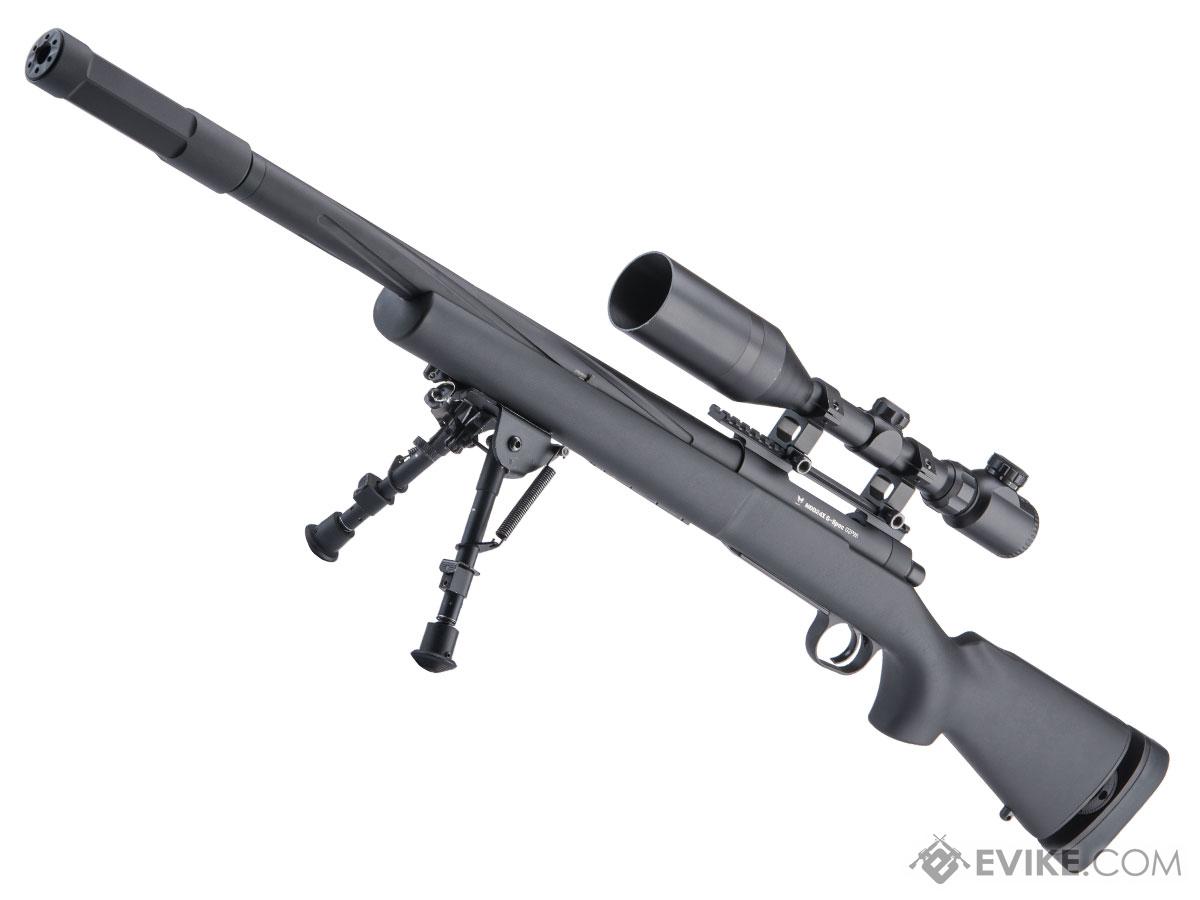 Modify MOD24X G-Spec Bolt Action Airsoft Sniper Rifle (Color: Black / Suppressor Package)