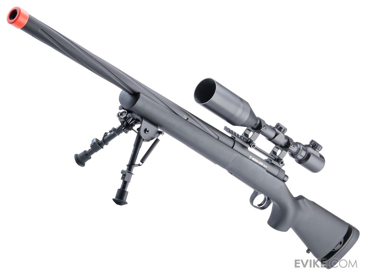 Modify MOD24 SPS Bolt Action Airsoft Sniper Rifle (Color: Black)