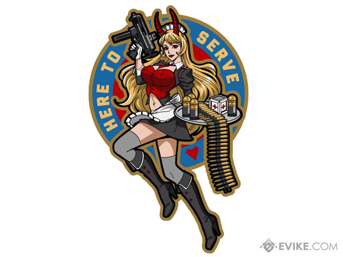 Anime Girls Frontline UMP9 Actical Patch Embroidered Badge Hook & Loop