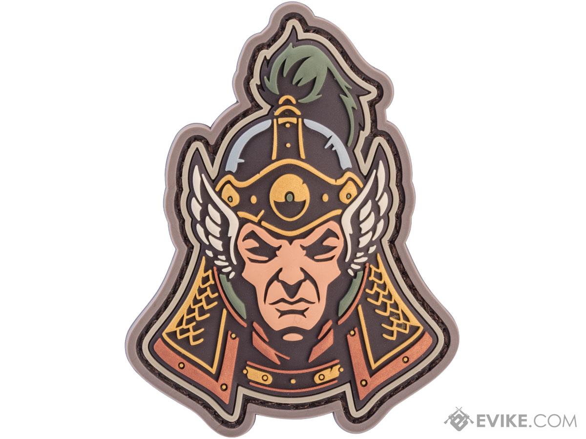 Mil-Spec Monkey Ming Dynasty Warrior Head 1 PVC Morale Patch (Color: Multicam)
