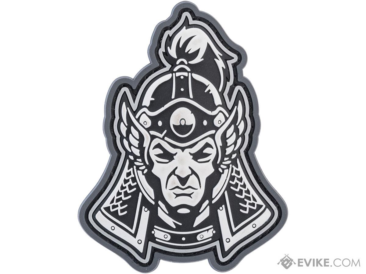 Mil-Spec Monkey Ming Dynasty Warrior Head 1 PVC Morale Patch (Color: Urban)