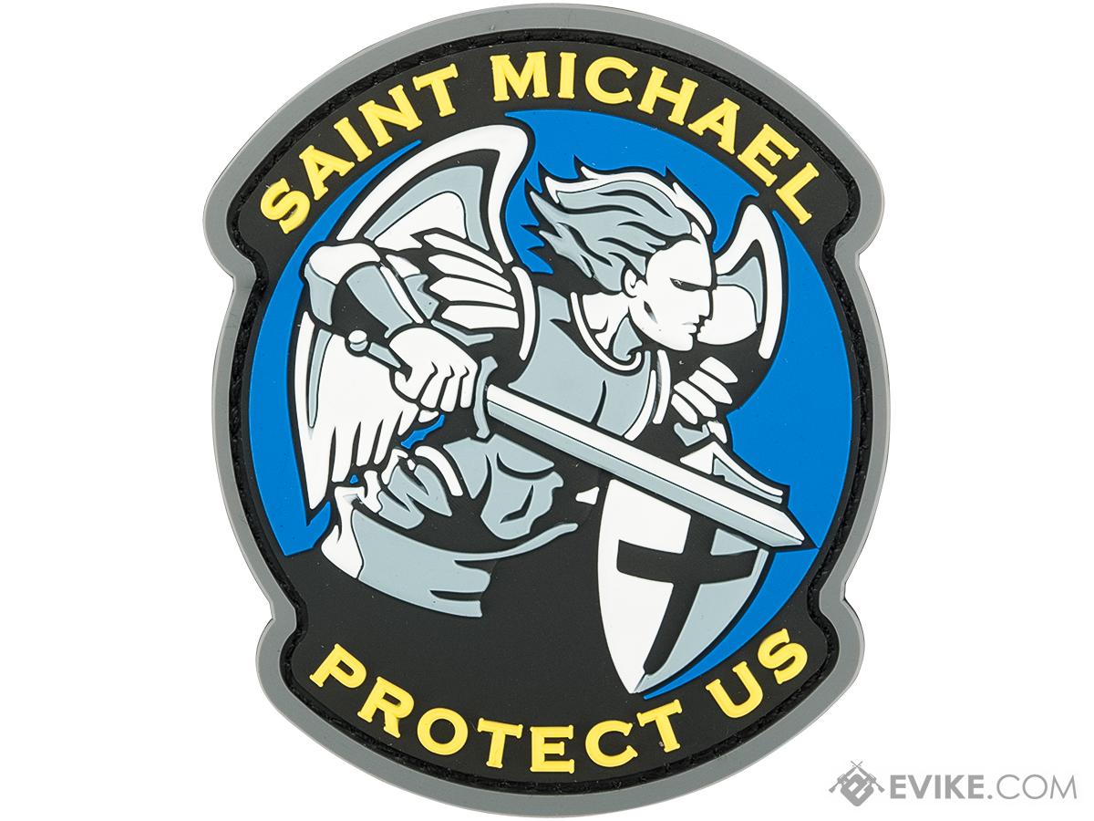 Mil-spec Monkey Saint Michael PVC Moral Patch (Color: Full color)
