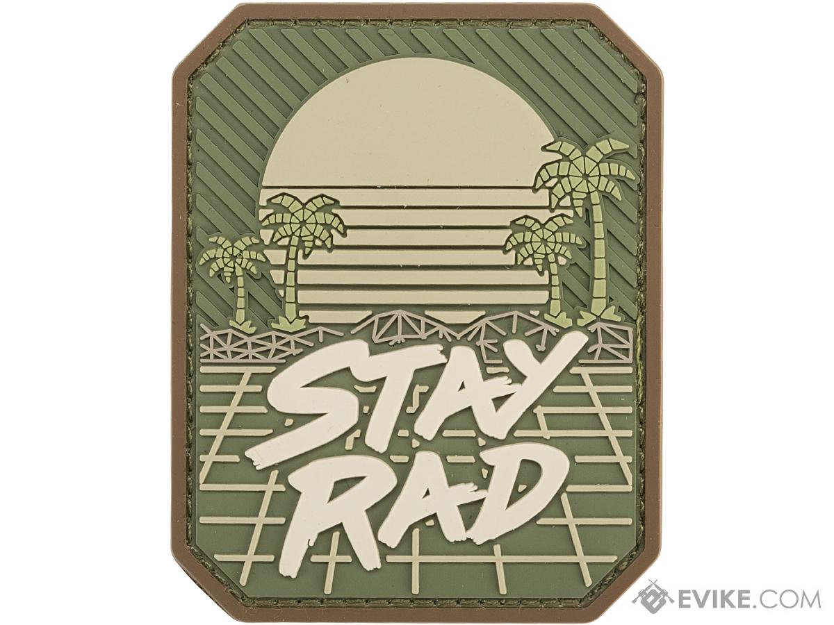 Mil-spec Monkey Stay Rad PVC Moral Patch (Color: Multicam)