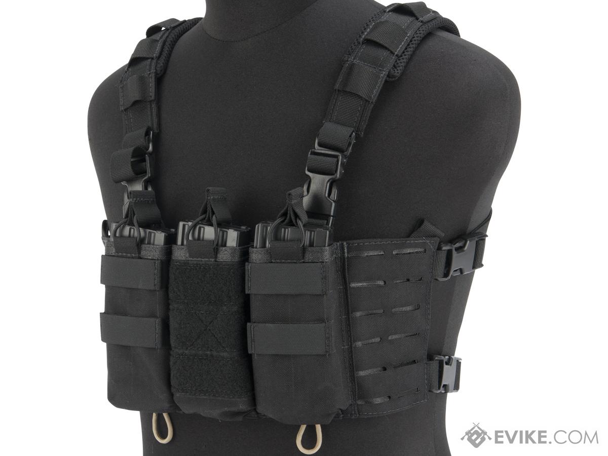 Mission Spec MagRack 5 5.56mm Chest Rig and Rack Strap Package (Harness: Enahnced / Black)