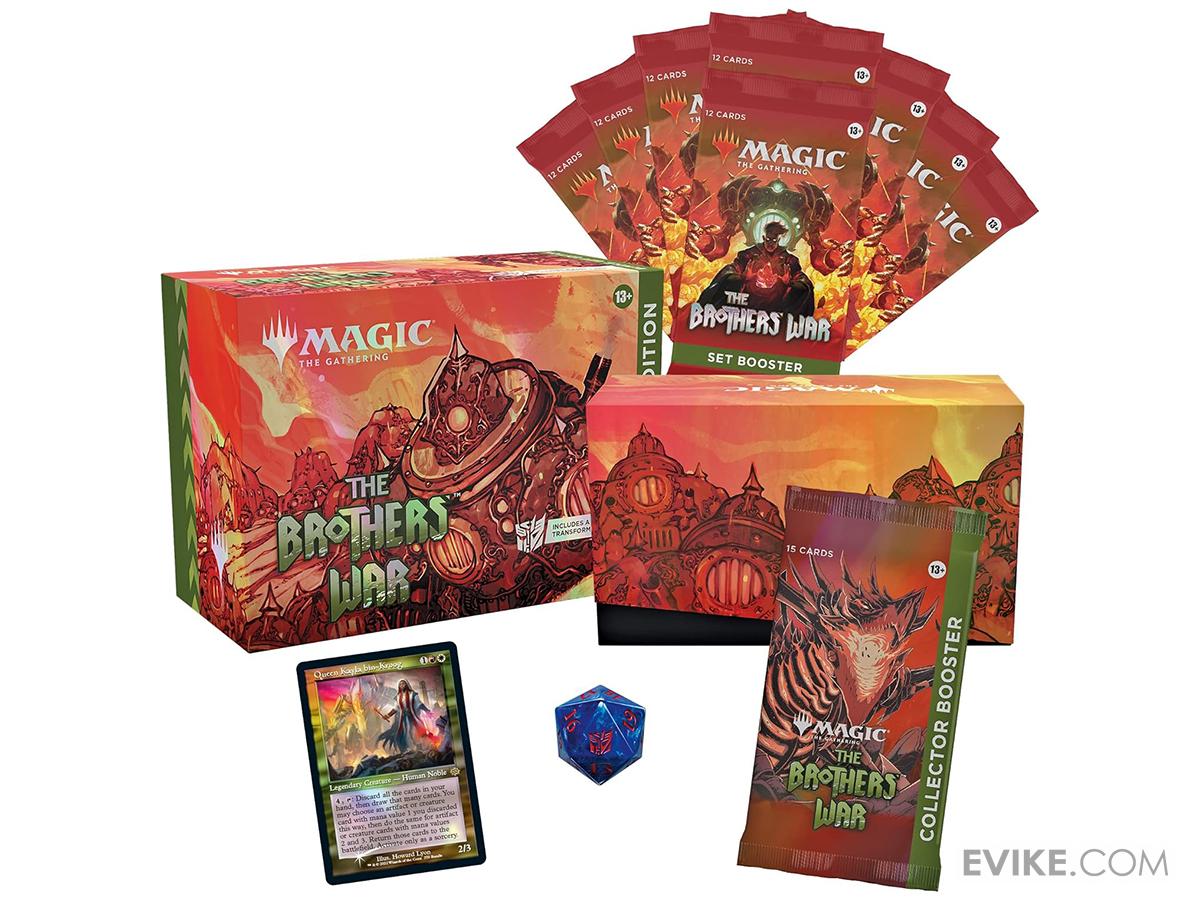 magic the gathering brothers war collector booster box Brothers' Draft – Champion Card including 1 card of rarity Rare or higher Magic: The Gathering Retro-Frame Commander