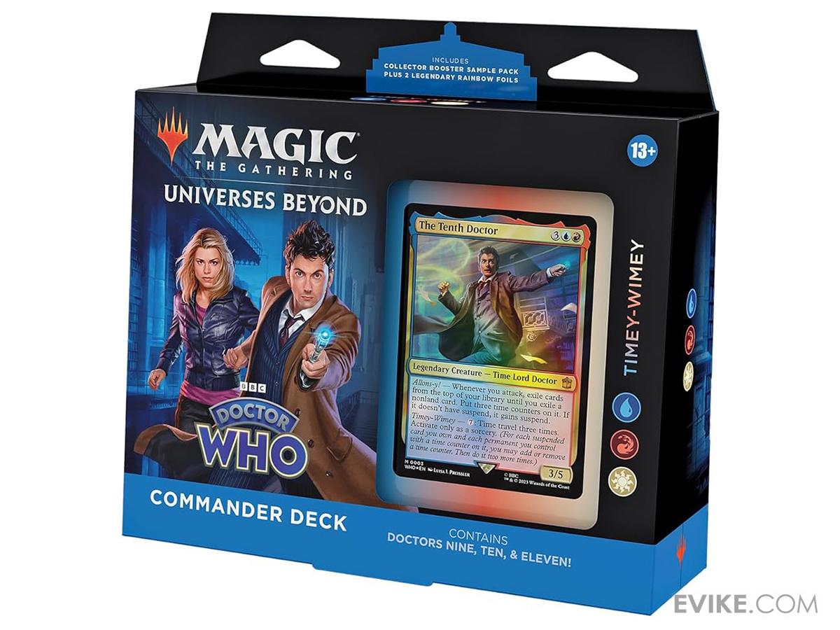 Magic The Gathering "Universes Beyond Doctor Who" Commander Deck (Model TimeyWimey), MORE