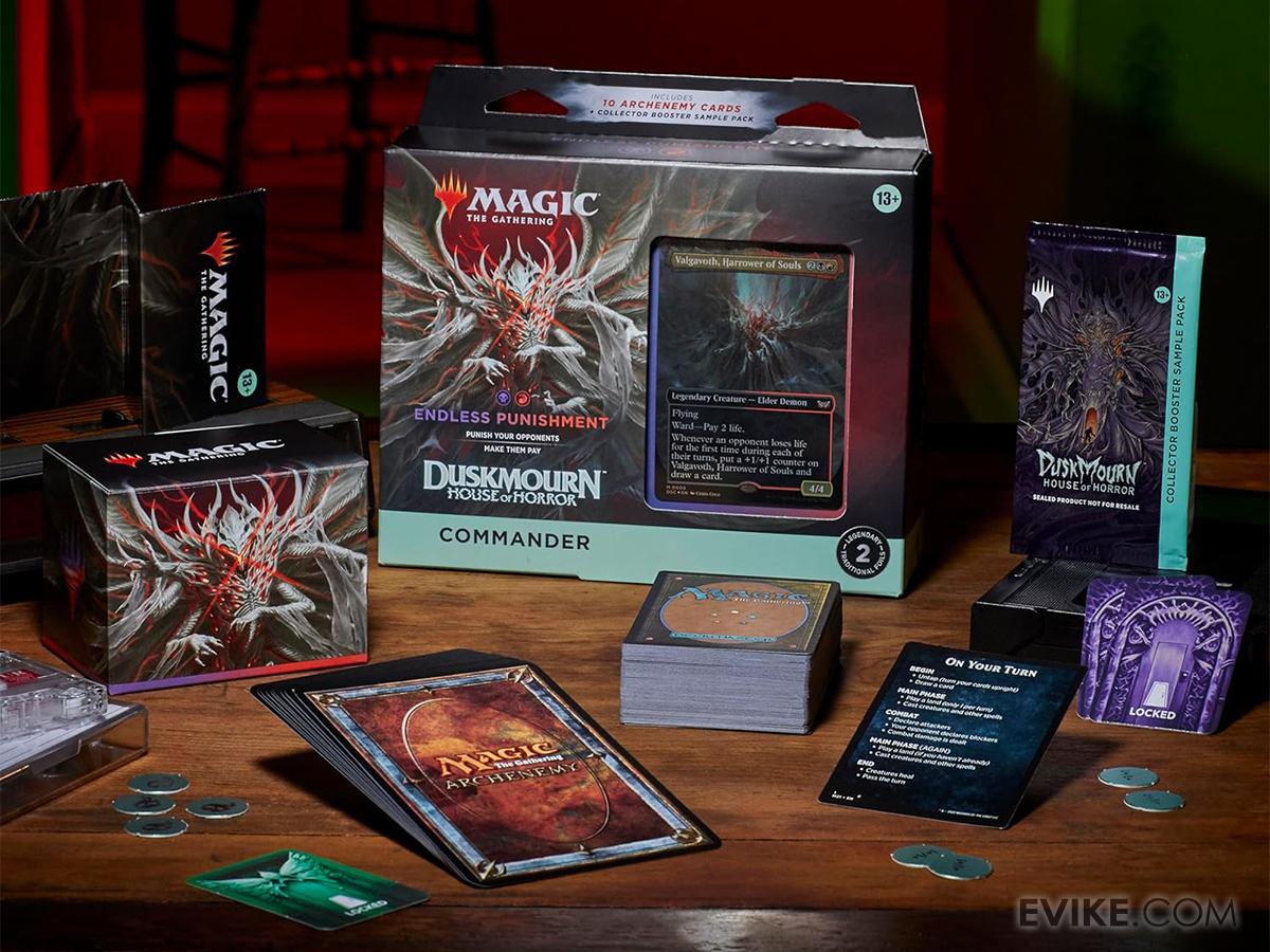 mtg endless punishment commander deck Magic The Gathering Duskmourn House of Horror Black/RED (SD4) : Toys & Games while the quality of the Duskmourn deck is generally well Magic: The Gathering Duskmourn: House