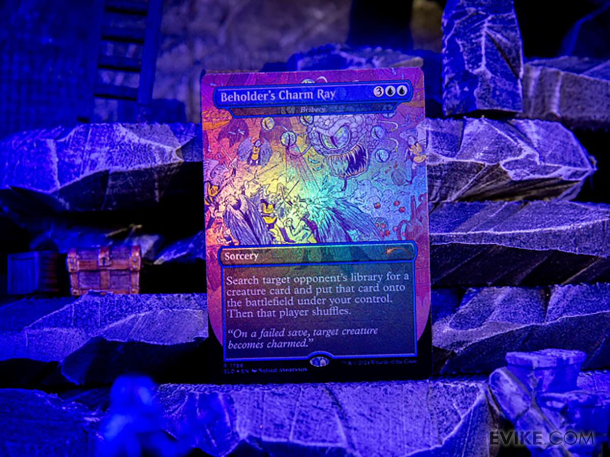 Magic: The Gathering Secret Lair x Dunegons and Dragons Exclusive Playing Cards (Model: Death Is in the Eyes of the Beholder I / Rainbow Foil) | Evike.com Magic: The Gathering Secret Lair x Dunegons and Dragons Exclusive Playing Cards (Model: Death Is in the Eyes of the Beholder I / Rainbow Foil) | Evike.com