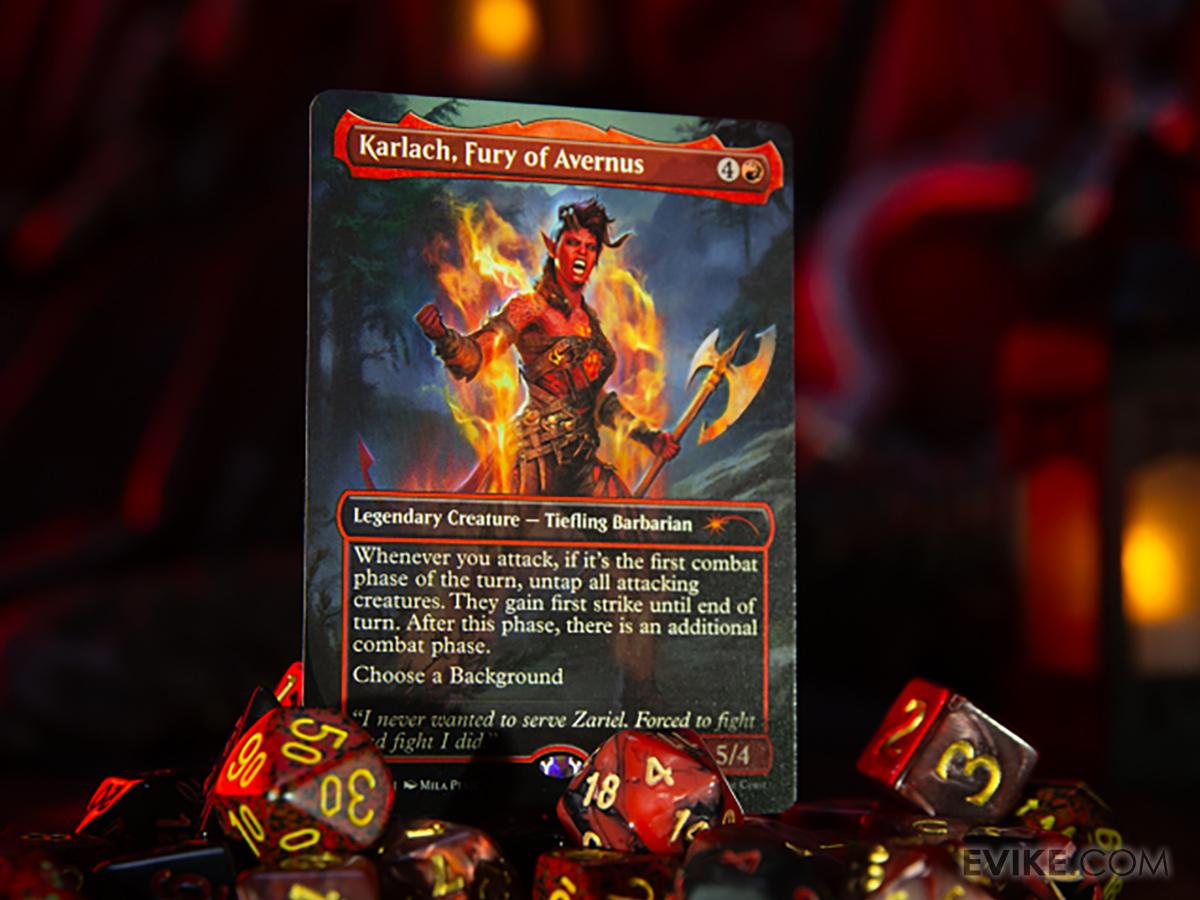 karlach mtg cards Commander Series #7 Karlach, Fury of Avernus Stitched Playmat for Magic: The Gathering 5/4 Illustrated by Billy Christian. I bought a MTG BG