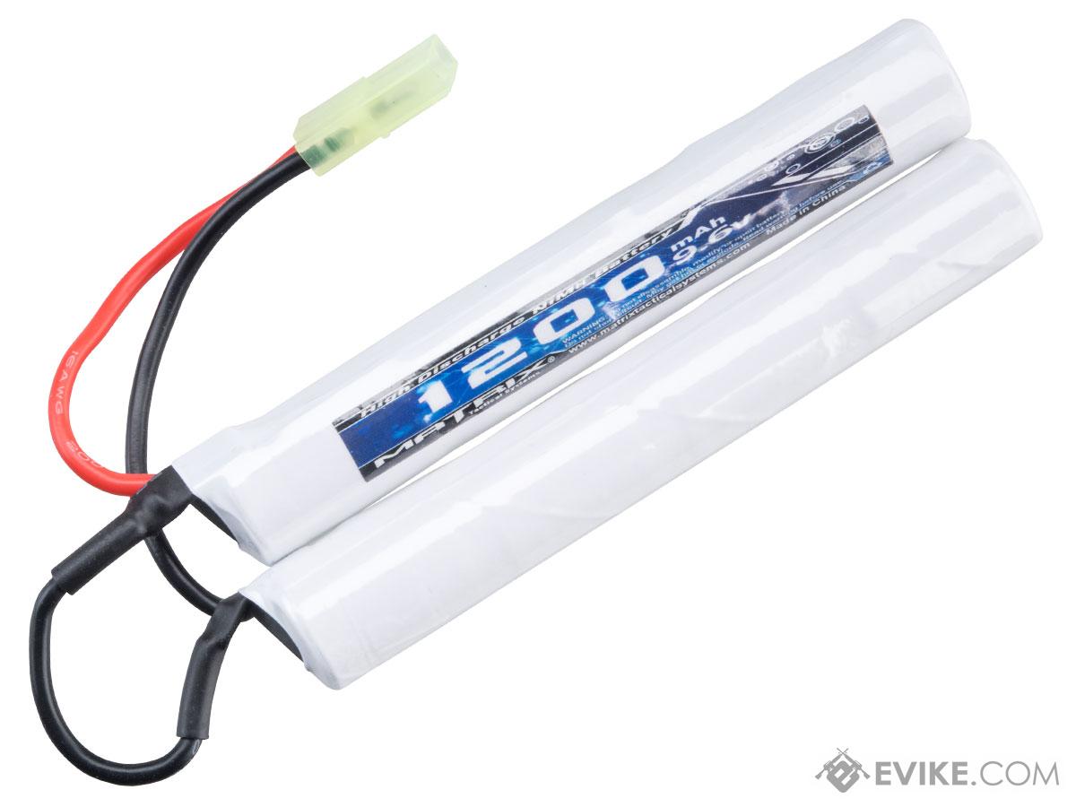 Matrix Small Type NiMH High Output Airsoft Battery (Model: Butterfly / 9.6V / 1200mAh)