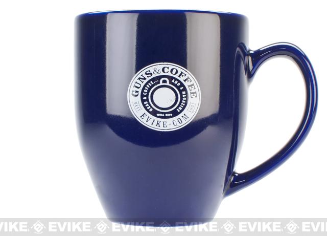 Guns & Coffee® 16oz High Quality Ceramic Mug - Blue
