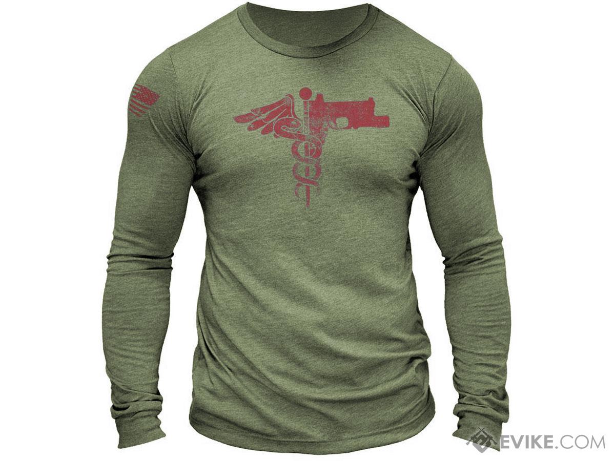 MUSA Trauma Medical Shooter Long Sleeve Shirt (Color: OD Green / X-Large)