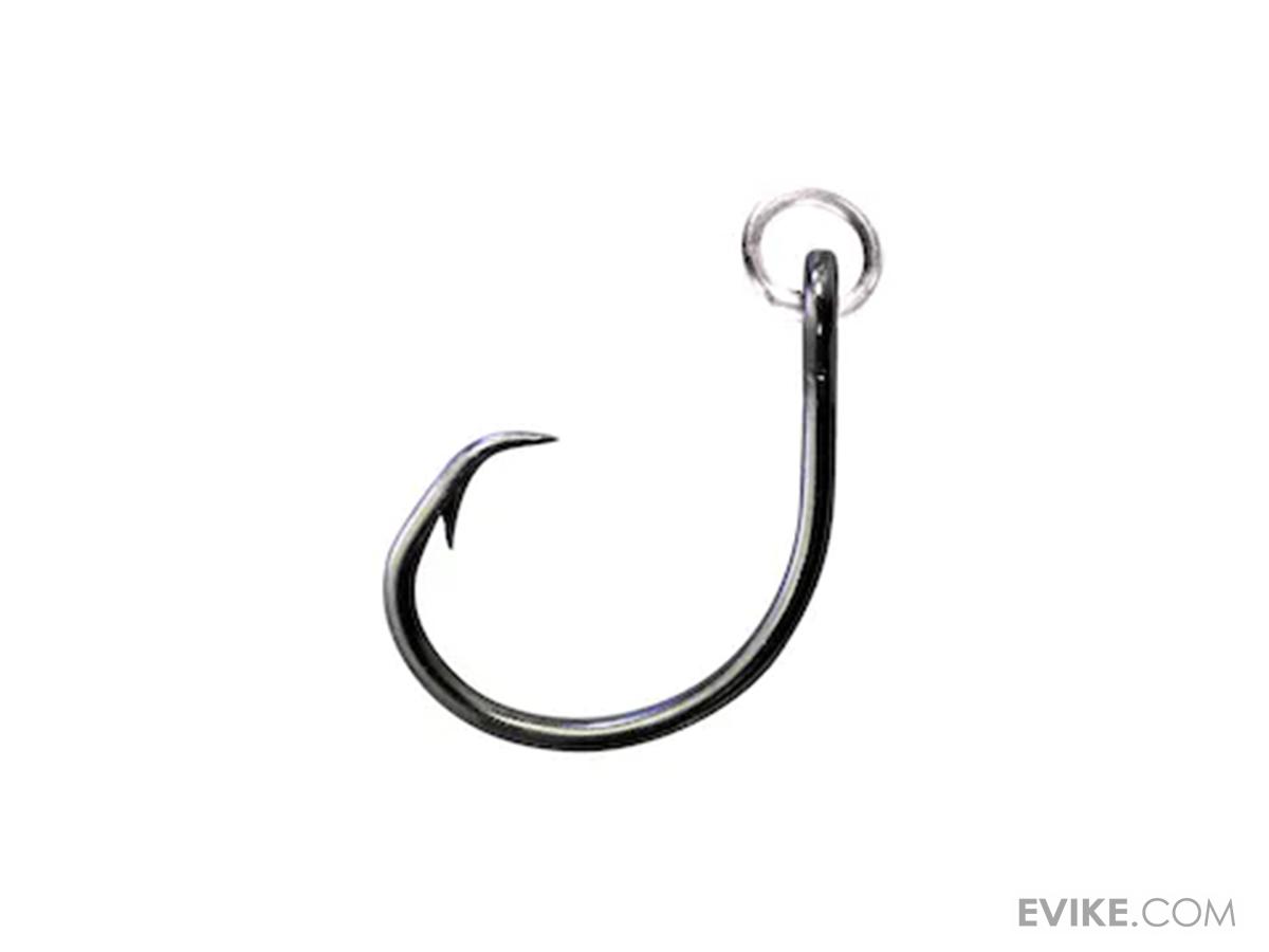 Mustad Ringed Demon Offset Circle 4X Strong Black Nickel Hook (Model: 7/0 /  Set of 6), MORE, Fishing, Hooks & Weights -  Airsoft Superstore