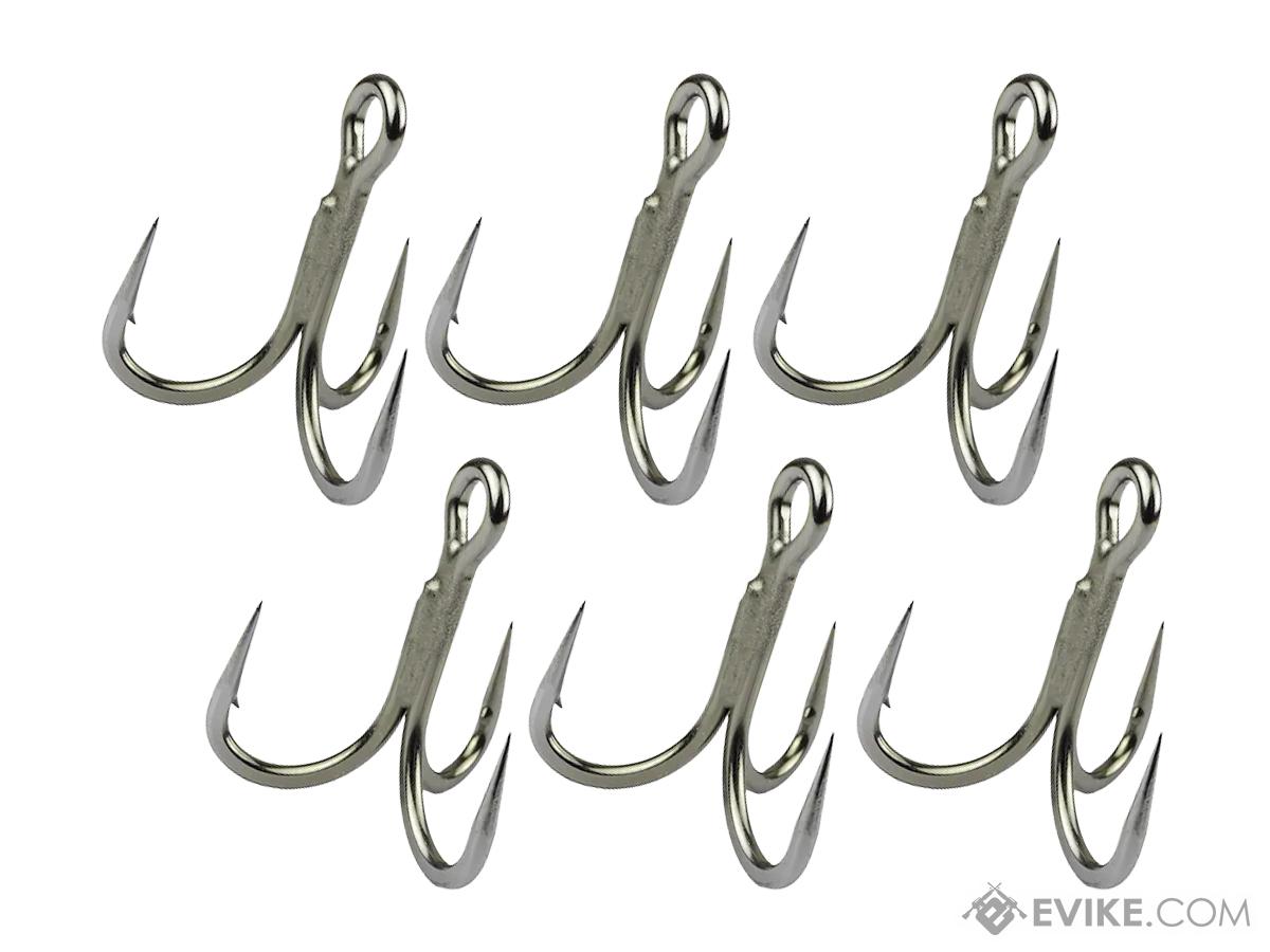 Mustad 5X Strong JAW-LOK In-line Treble Fishing Hook (Size: 5/0)