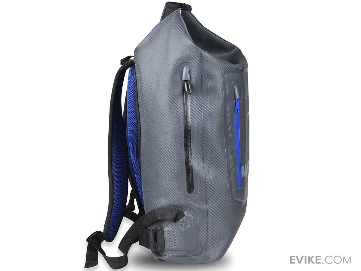 Mustad Fishing Dry Backpack (Size 30L / Dark Grey Blue), Tactical
