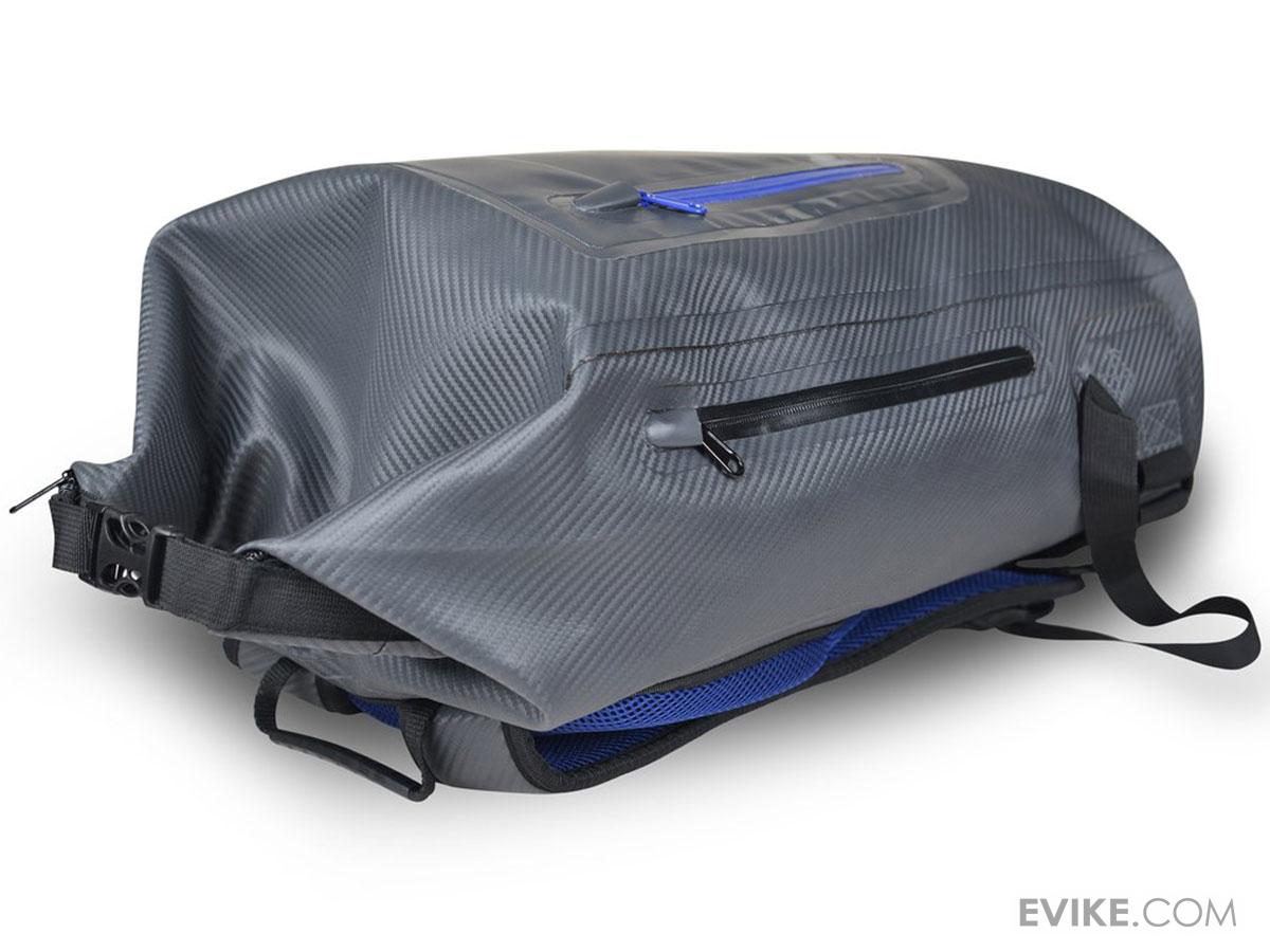 Mustad Fishing Dry Backpack (Size 30L / Dark Grey Blue), Tactical