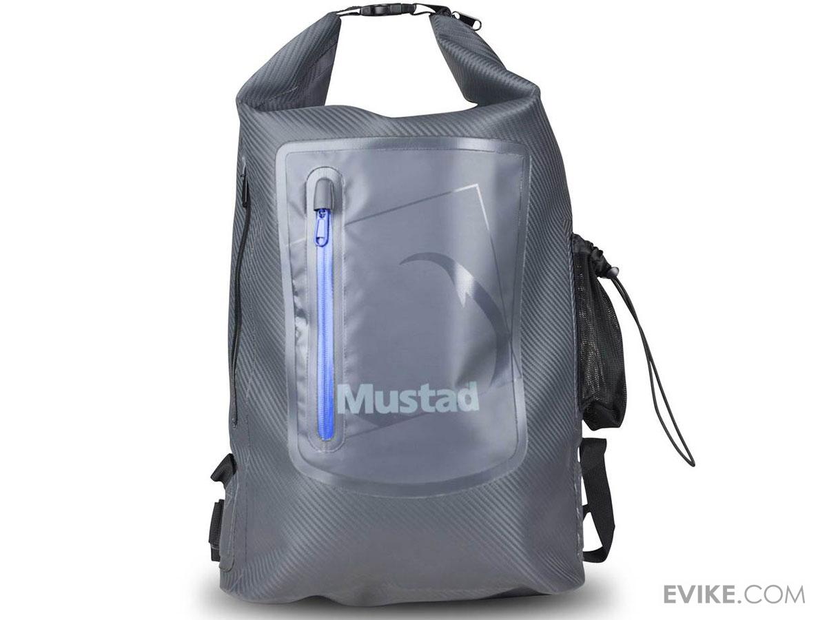 Mustad Fishing Dry Backpack (Size 30L / Dark Grey Blue), Tactical