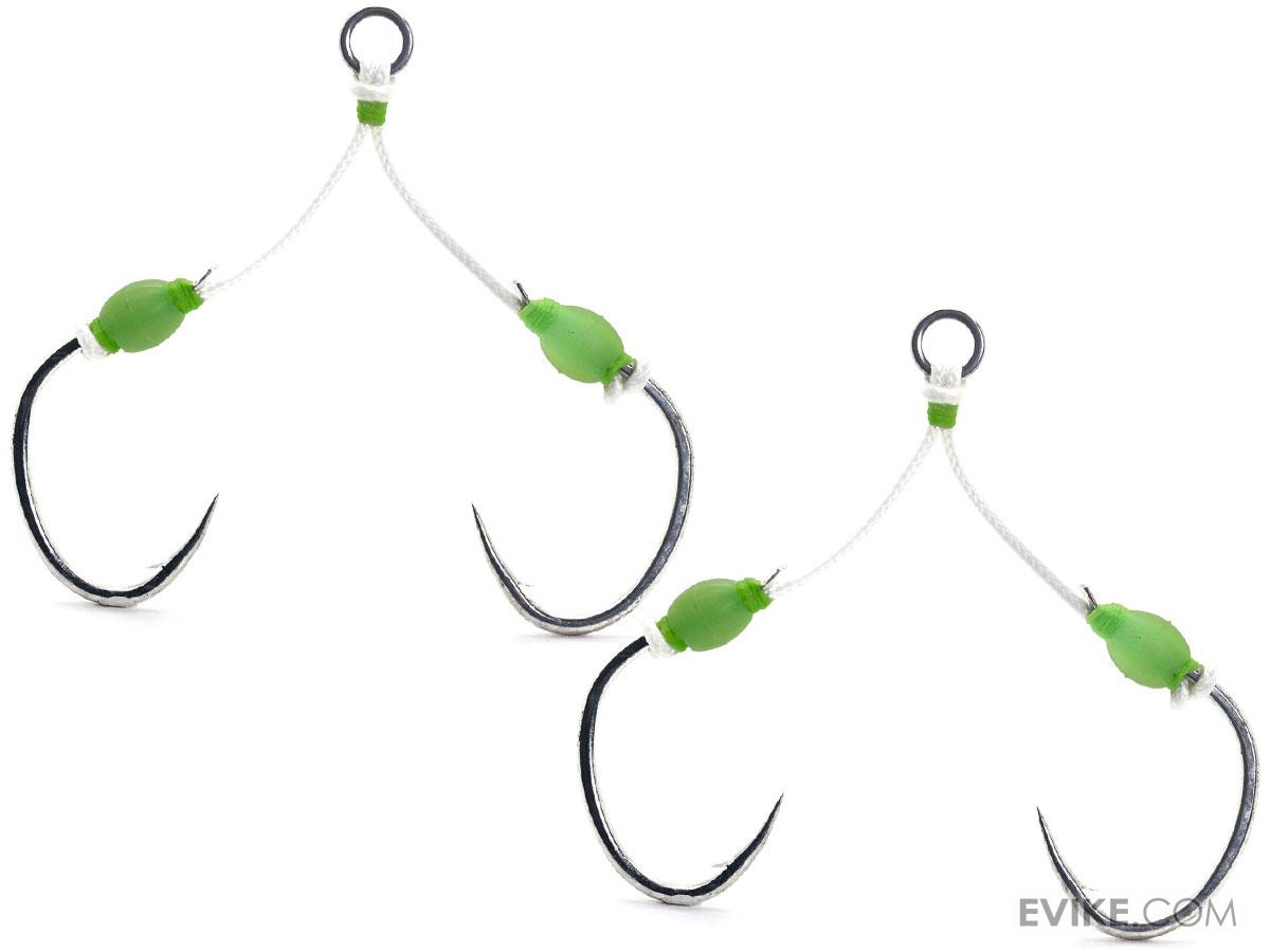 Mustad Slow Pitch Jigging Assist Fishing Terminal Tackle (2 Pezzi), Multicolore, Misura 2/0