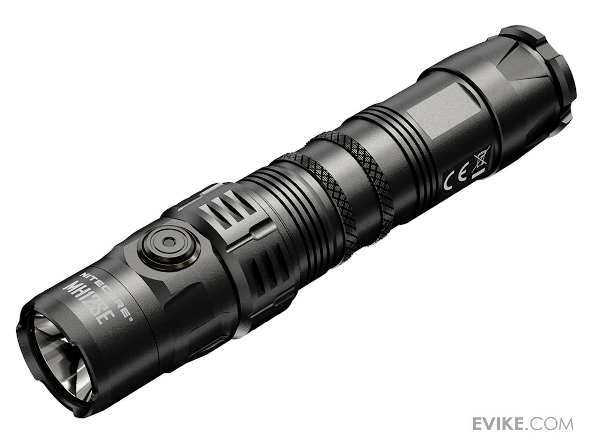 demolition ranch rechargeable flashlight Fenix WF26R Black giving you the flexibility to use it in any situation NITECORE MH12SE 1800 Lumen USB-C